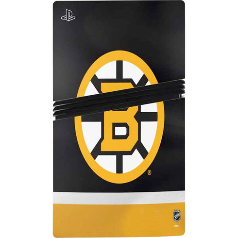 NHL Boston Bruins Jersey PS5 Pro Console Skin